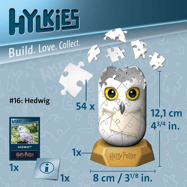Puzzle 3D Hylkies Hedwige - Harry Potter (54 pièces)