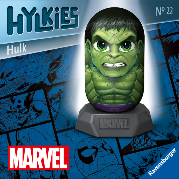 Puzzle 3D Hylkies Hulk - Marvel (54 pièces)