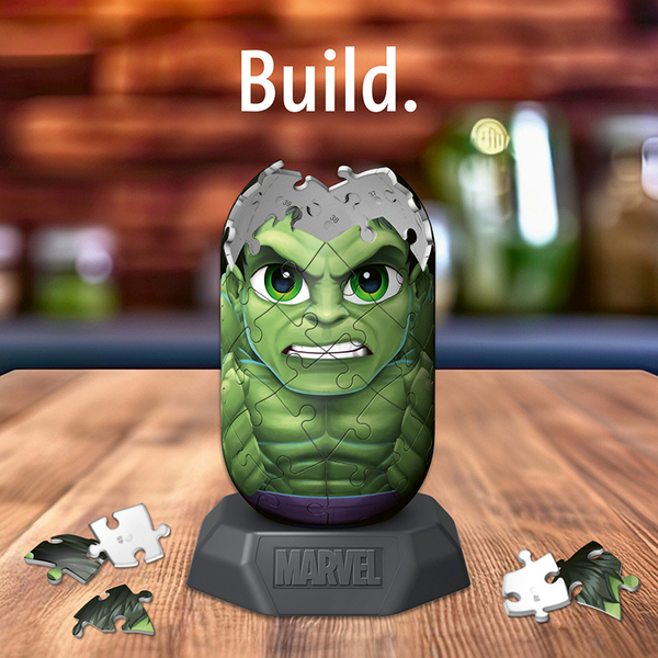 Puzzle 3D Hylkies Hulk - Marvel (54 pièces)