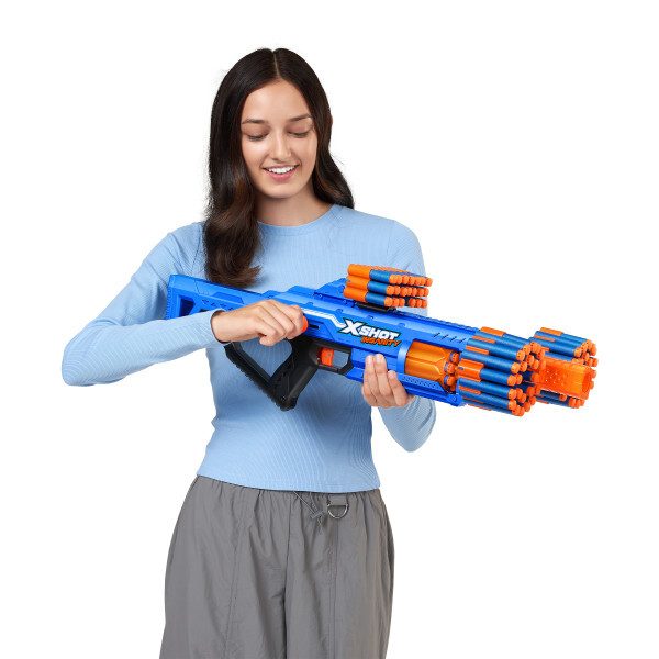 XSHOT Insanity Double Berzerko Combo Blaster – avec 96 fléchettes en mousse