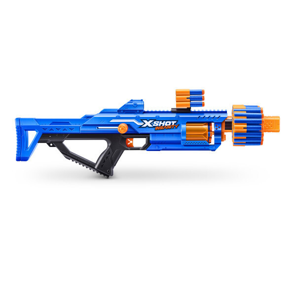 XSHOT Insanity Double Berzerko Combo Blaster – avec 96 fléchettes en mousse