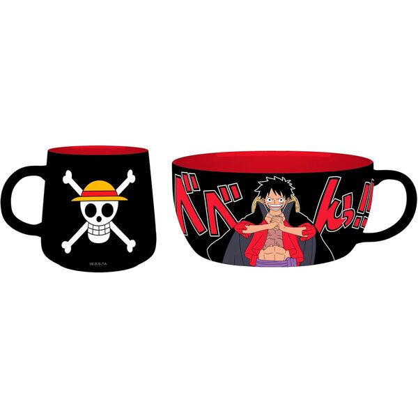 Set petit déjeuner One Piece - Luffy
