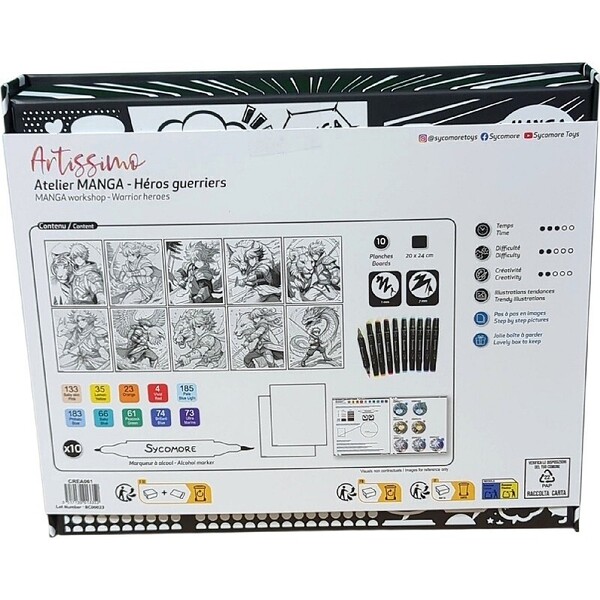 Atelier dessin Manga Héros guerriers