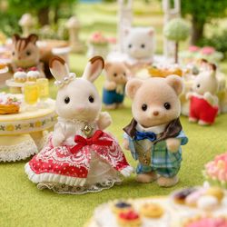 Sylvanian Families - 5843 - Les amis Freya & Theo - Edition 40 ans