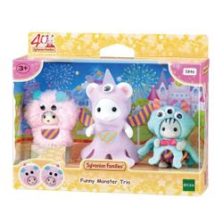 Sylvanian Families - 5846 - Le trio des monstres rigolos - Edition 40 ans