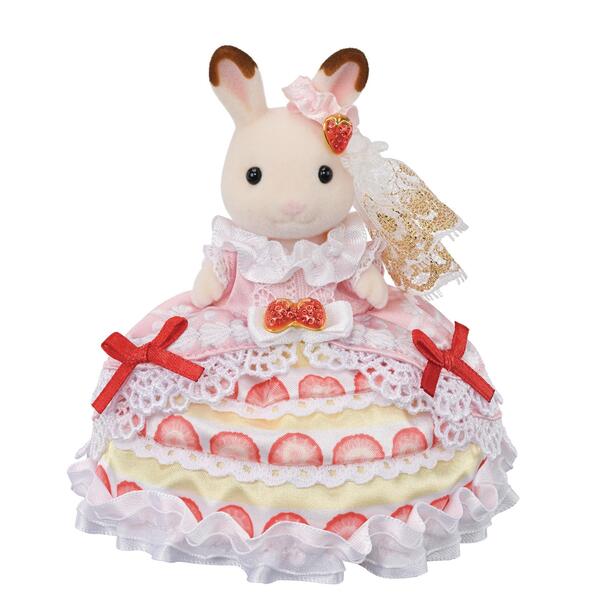 Sylvanian Families - 5847 - Freya en robe d anniversaire - Edition 40 ans