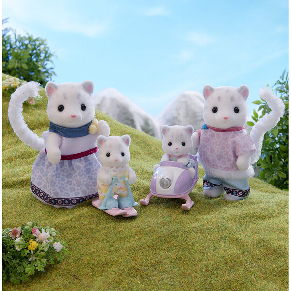 Sylvanian Families - 5814 - La famille Panthère des neiges