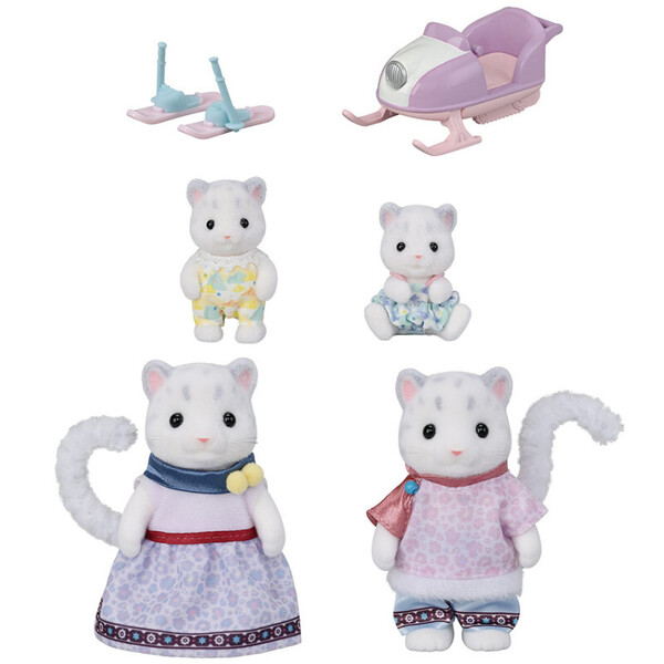Sylvanian Families - 5814 - La famille Panthère des neiges