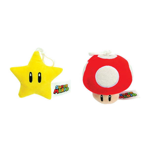 Porte clé peluche Super Mario (modèle aléatoire)