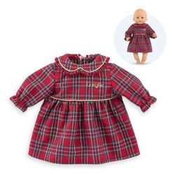 Robe Corolle en fêtes - Poupon 30cm