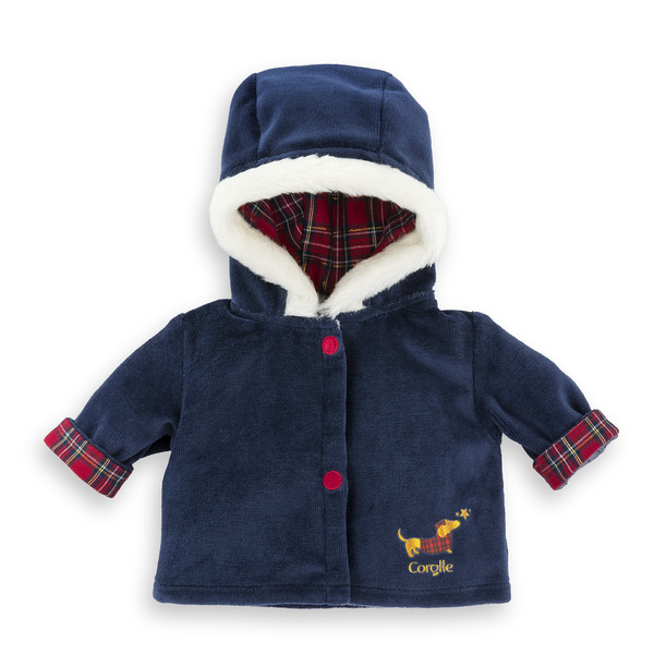 Manteau Corolle en fête - Poupon 30cm
