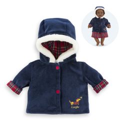 Manteau Corolle en fête - Poupon 36cm