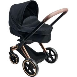 Landau 3-en-1 Cybex noir pour poupon 36 à 52cm