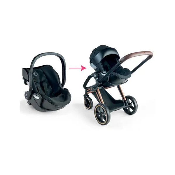 Porte-poupon Cybex Platinum Priam noir 2-en-1