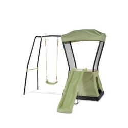 Aire de jeux avec toboggan et balançoire Ivy