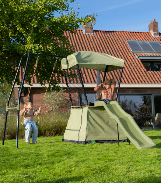 Aire de jeux avec toboggan et balançoire Ivy