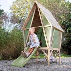 Maisonnette sur pilotis avec toboggan Yuki 300