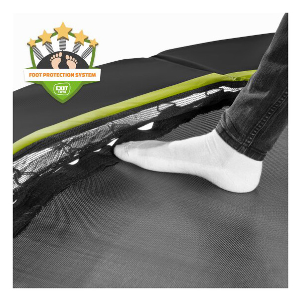 Trampoline enterré EXIT Silhouette sports 153x214cm - noir