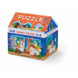 Puzzle 50 pièces - La maison des lapins