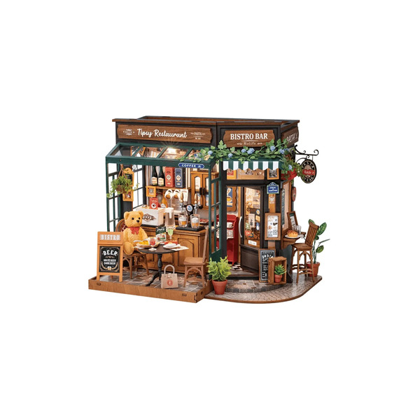 Maquette diorama Restaurant Tipsy (297 pièces)