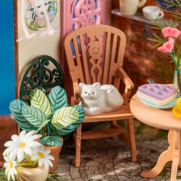 Maquette diorama Jardin de thé raffiné (76 pièces)