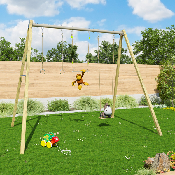 Portique bois métal Skyler ado/adulte 2m96