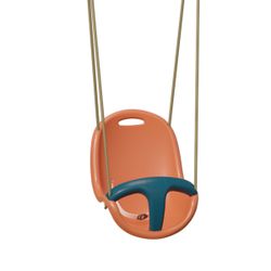 Siège pour portique de 1m90 à 2m50 - bleu/corail
