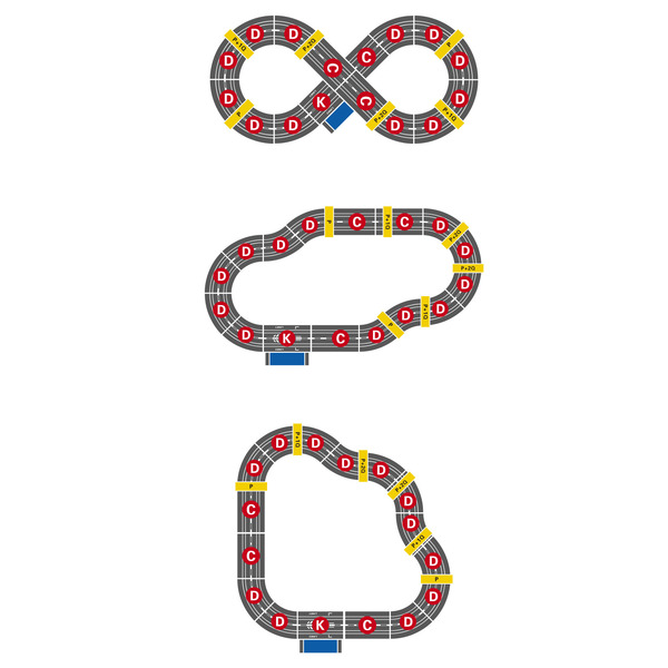 Circuit de voiture 280 centimètres 