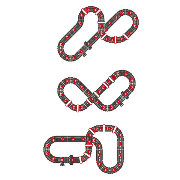 Circuit de voiture modulable 