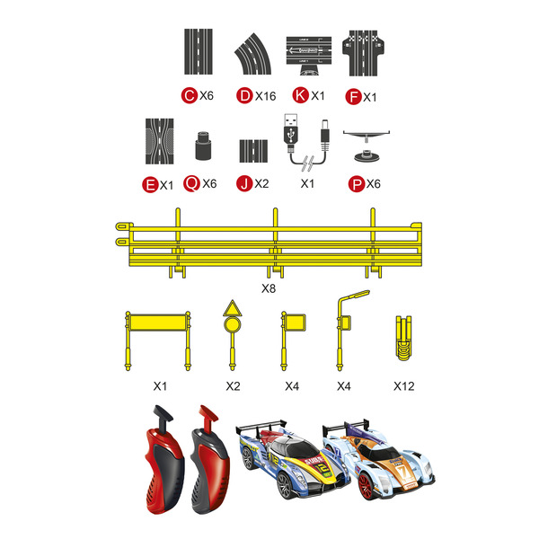 Circuit de voiture modulable 
