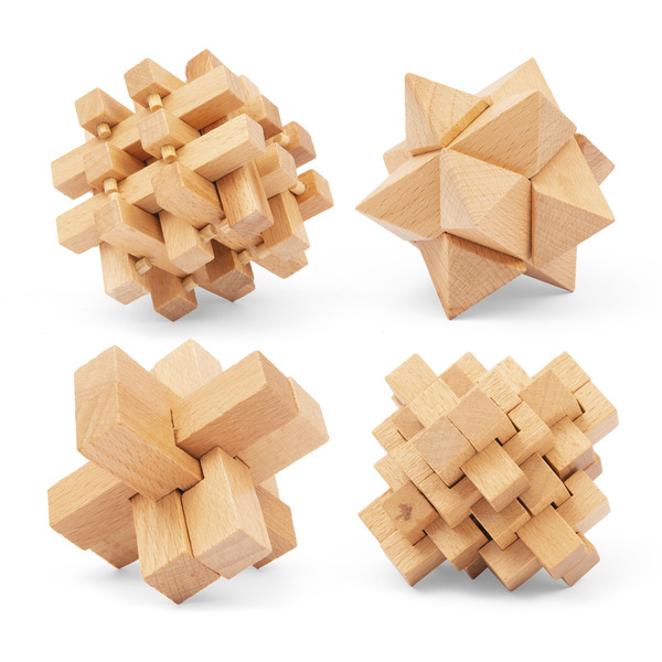 Lot de 4 Casse-têtes 