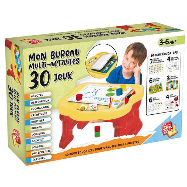 Bureau de 30 jeux éducatifs