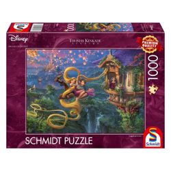 Puzzle Disney 1000 pièces - Raiponce emportée par l'amour