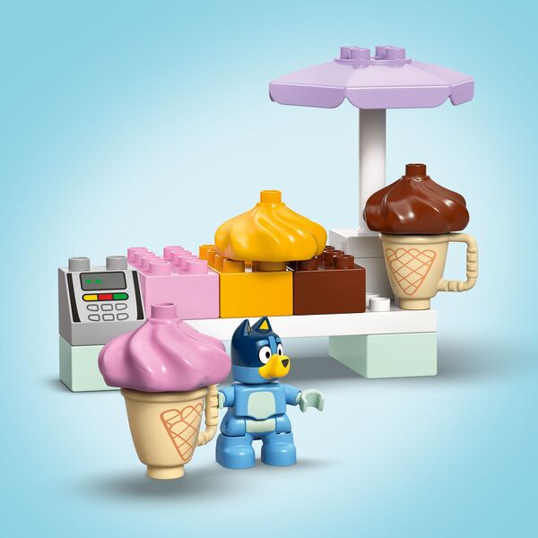 10458 - LEGO® DUPLO Bluey - Visite chez le marchand de glace avec Bluey