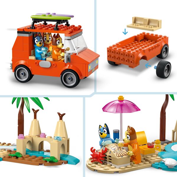 11202 - LEGO® Bluey - Les vacances et le voyage en voiture de Bluey