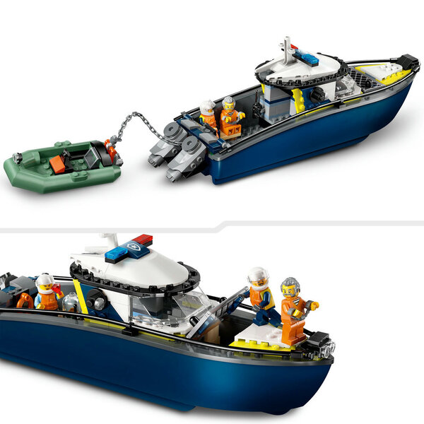 60456 - LEGO® City - La course-poursuite en bateau de police