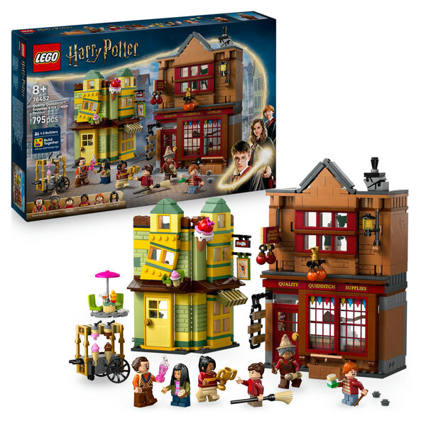 76452 - LEGO® Harry Potter™ - Magasin d Accessoires de Quidditch et Marchand de Glaces