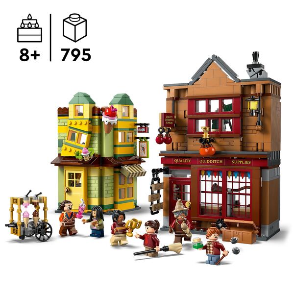 76452 - LEGO® Harry Potter™ - Magasin d Accessoires de Quidditch et Marchand de Glaces