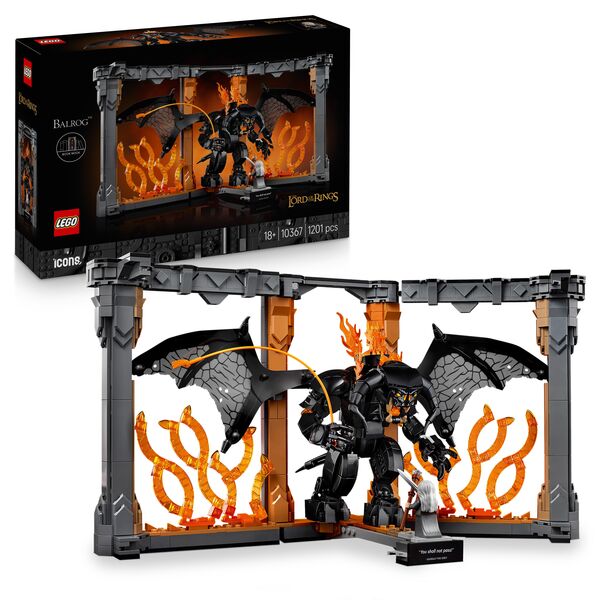 10367 - LEGO Icons - Serre-livres Balrog Le Seigneur des Anneaux