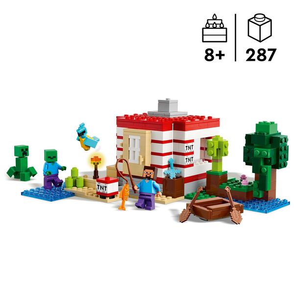 21275 - LEGO® Minecraft® - La Maison en TNT de la Jungle