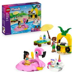 42658 - LEGO® Friends - Fête dans la piscine avec les bouées licorne et flamant rose