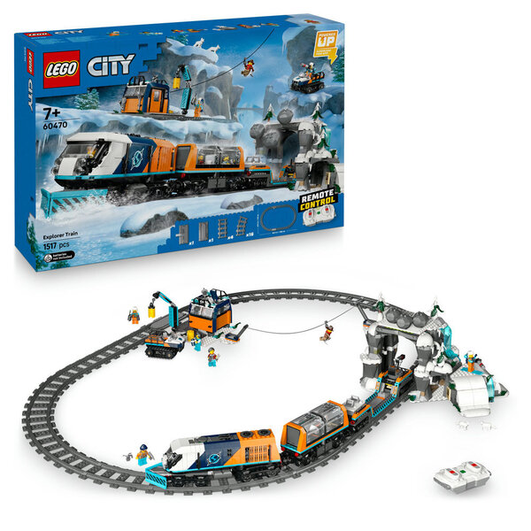 60470 - LEGO® City - Le train express des explorateurs en Arctique
