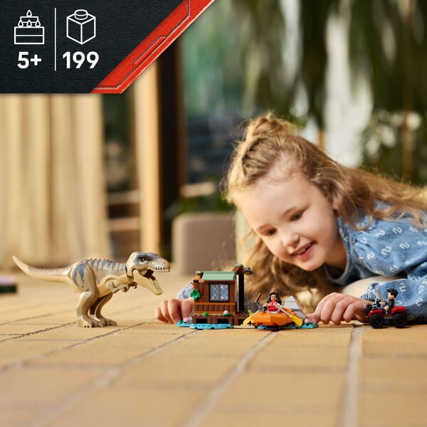 76975 - LEGO® Jurassic World - Le T. rex et l’évasion sur la rivière