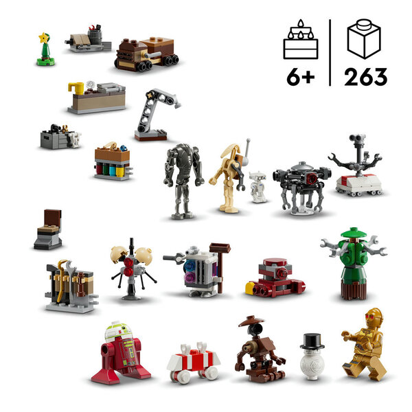 75418 - LEGO® Star Wars - Le calendrier de l’Avent 2025