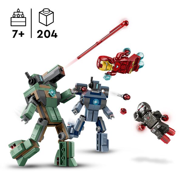 76320 - LEGO® Super Heroes - Iron Man et War Machine contre les drones de Hammer