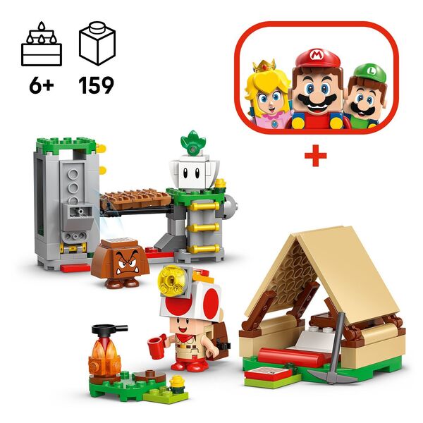 72040 - LEGO® Super Mario - Campement du capitaine Toad