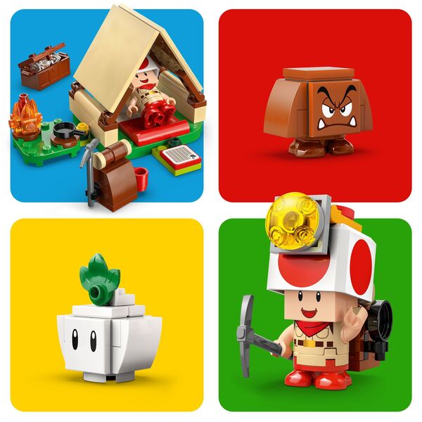 72040 - LEGO® Super Mario - Campement du capitaine Toad