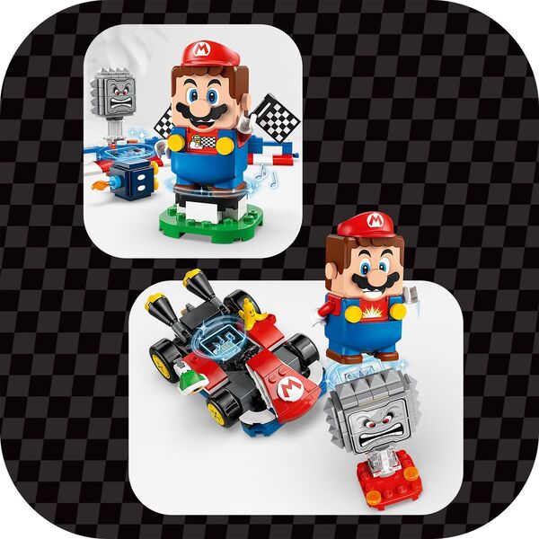 72043 - LEGO® Super Mario™ : Mario Kart™ - LEGO® Mario™ interactif et kart standard