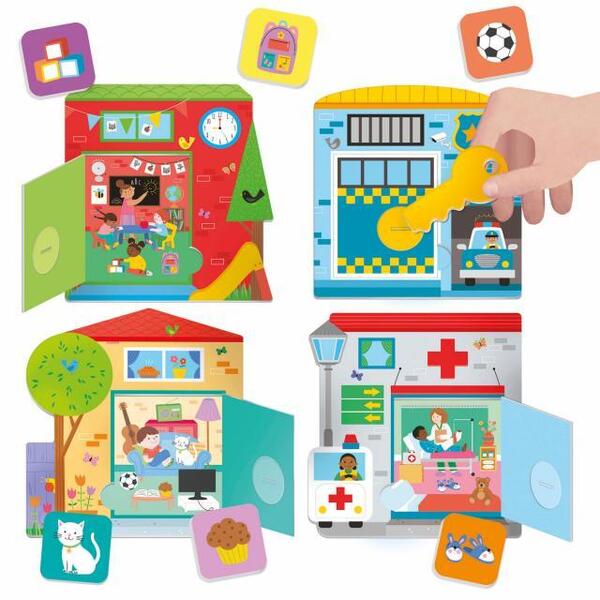 Jeu  Educatif - Cherche Ouvre et Trouve