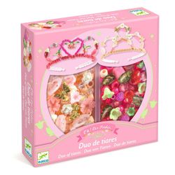 Kit perles DIY - Duo de tiares roses